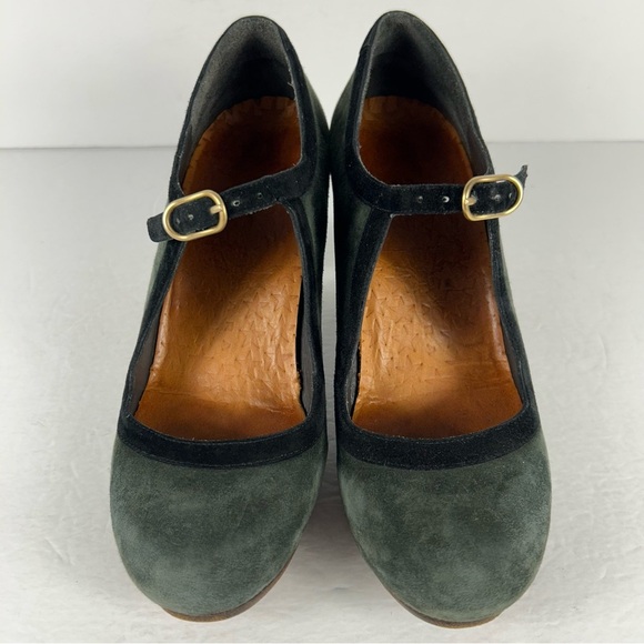 Chie Mihara Dark Green and Black Heels 👠 Size 37 - Picture 2 of 8